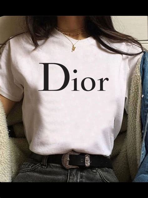 camiseta dior feminina|Camisetas Dior de color rosa para Mujer .